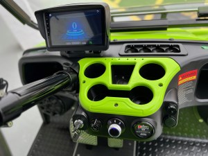 Lime Green Evolution Forester Lithium Electric Golf Cart 06